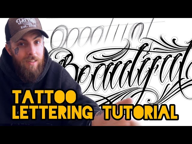 Lettering tattoos and writings on skin - Tattoo Life